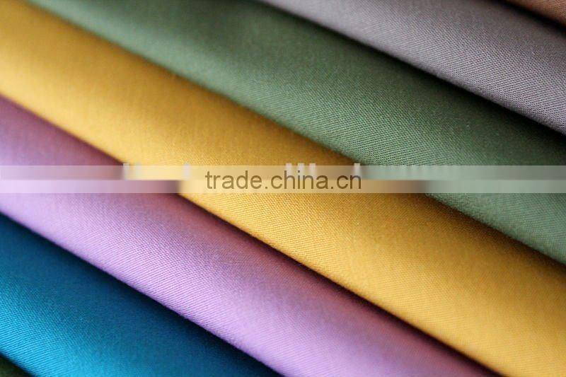 100% spun polyester woven fabric for Arabia thobe shirt fabric