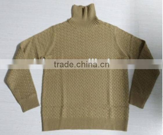 High Quality Mens Roll Neck Knitwear Cashmere Blend Turtleneck Slim Fit Knitted Sweater(LC009)