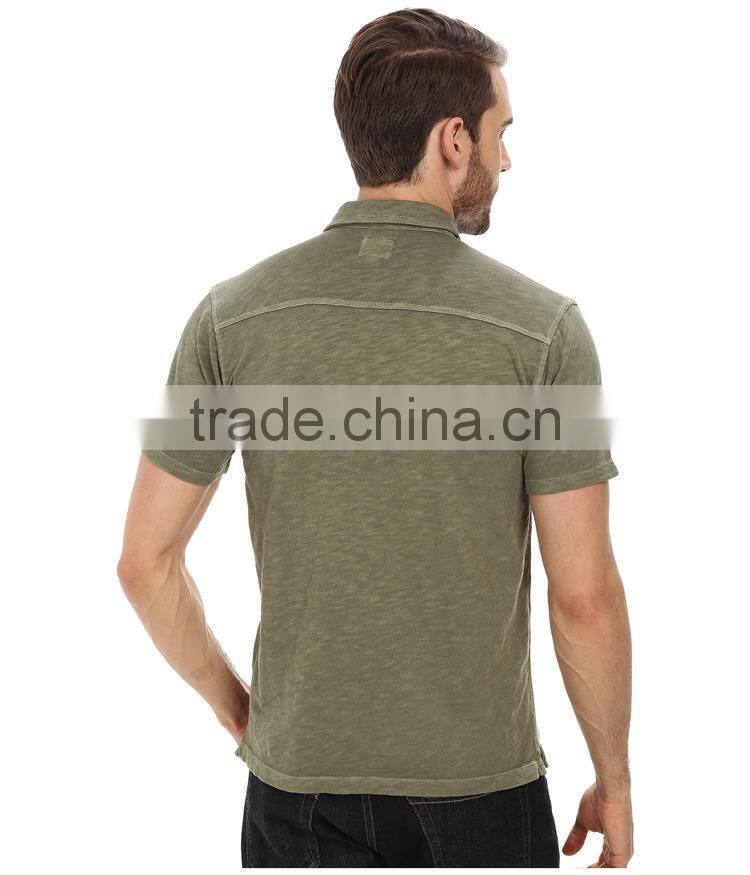 Custom high quality mens military polo design your own polo shirt