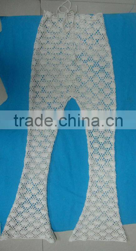 lady's long crochet panties