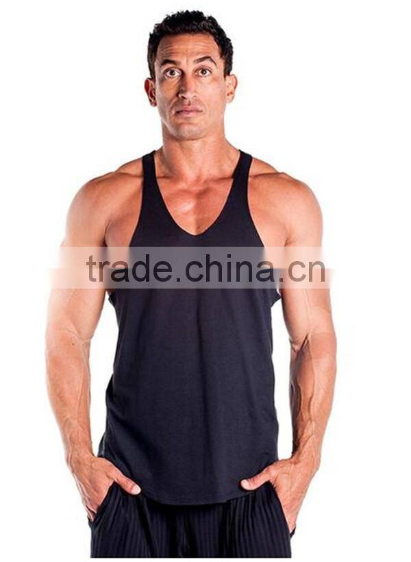 Custom mens bodybuilding stringer tank top wholesale