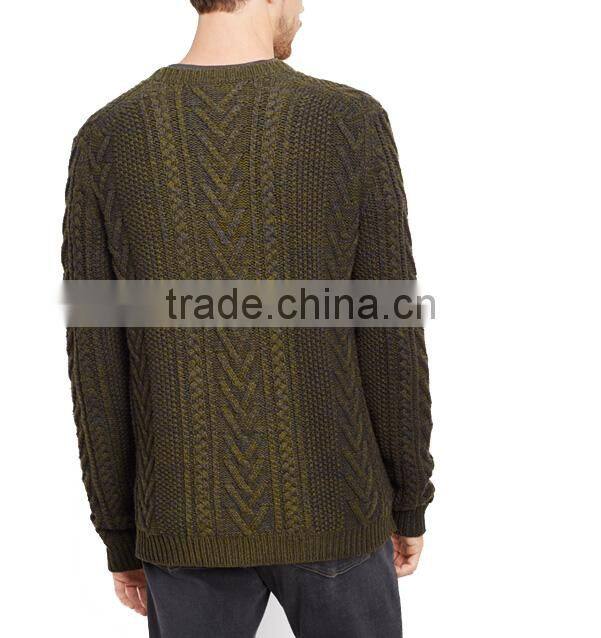 2015 fashion wool cheap men sweater men woolen sweater design