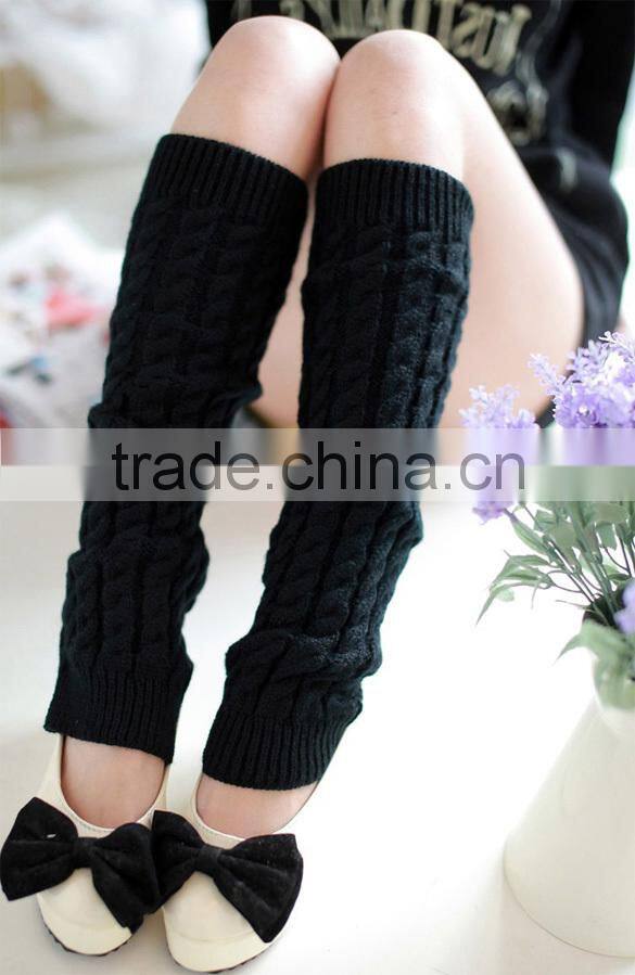 Fashion Knit Crochet Winter Leg Warmer Female Stockings SV000207