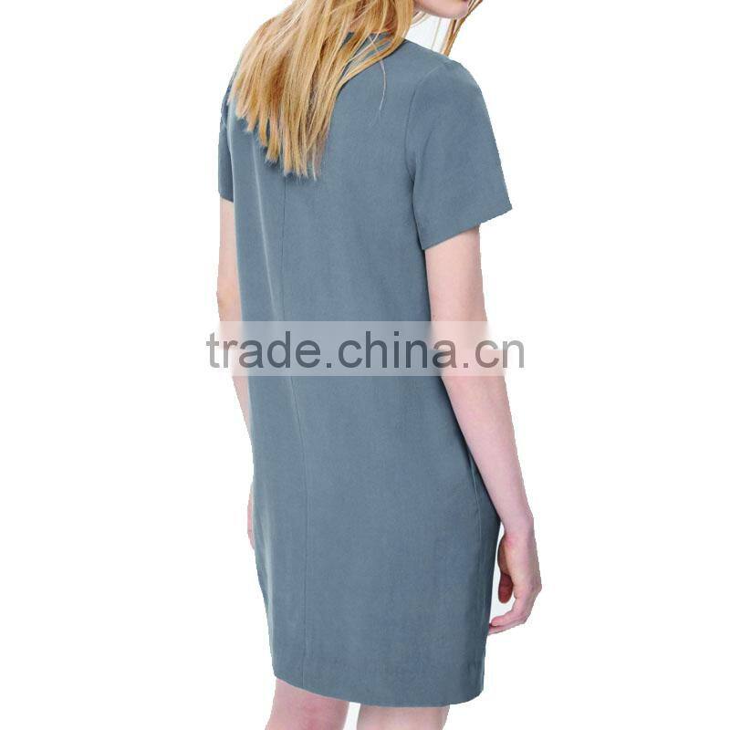 New traditional blank ladies simple fashion dress