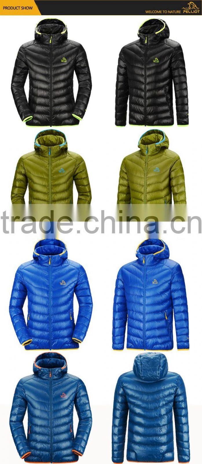 Top Quality Men Winter Outdoor Jacket White Duck Feather Down Jacket