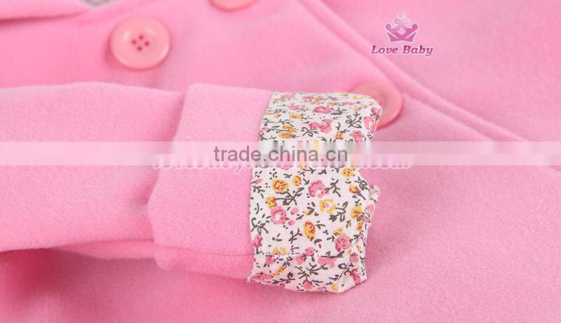 Keep Warm Wholesale Baby Girls Coat Spring and Autumn Kids Coat