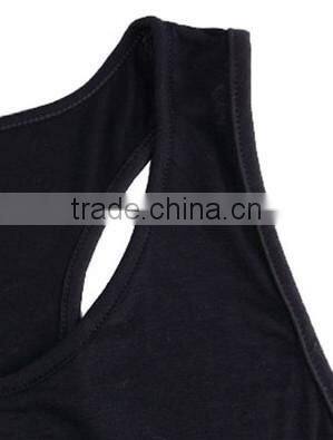 Rhinestone printing wholesale women tank top