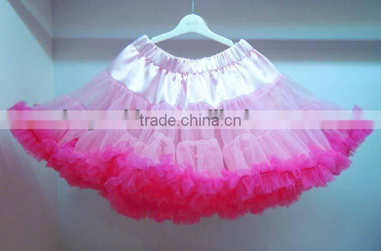kids fluffy pettiskirt! clothing fluffy solid chiffon ruffle pettiskirt for infant toddler girls ruffled chiffon chirstmas red p