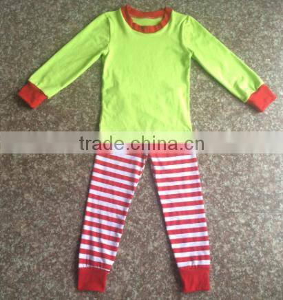 2017 new arrival christmas baby clothing little teenage kid child boys girls pajamas red pjs Kids Christmas Pajamas