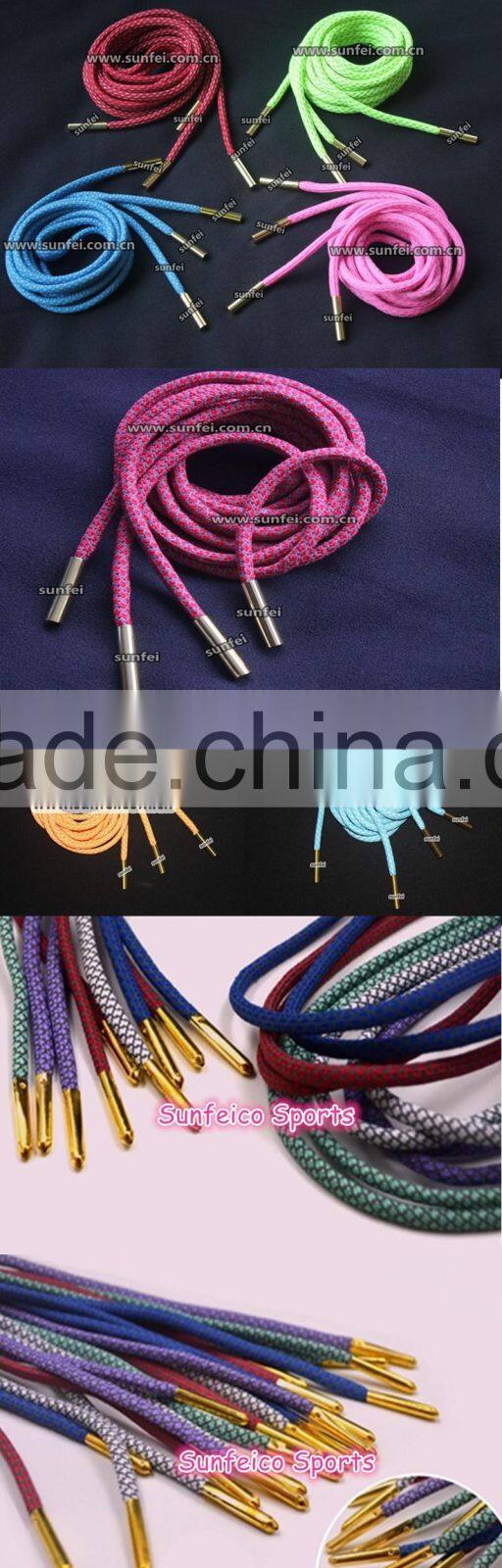 Regular Rope Laces~Sneakers Yeezy Laces With Plastic Tips~8 Colors Available