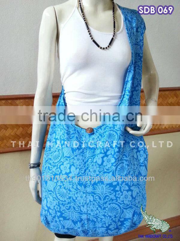 Thai Cotton Shoulder Hippie Boho Hobo Sling Crossbody