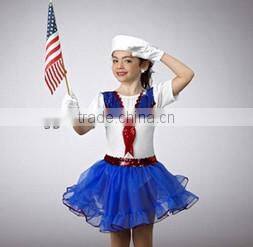 2014- -teen navy dance ballet costume tutu- dashing women navy dance skirt wear -child&adult dashing girl cute dancedress