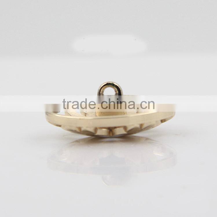 Wholesale Golden Black 13mm 20mm 23mm Shank Metal Buttons For Clothing