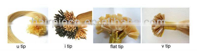 hot sale indian hand tied hair weaving/weft, hand sewing hair weft