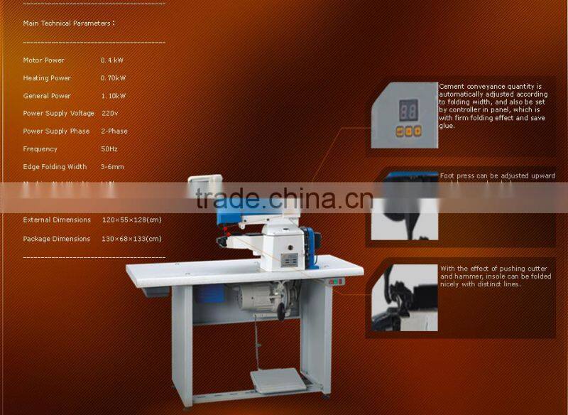 folding Machine DS-701A,Dashun Full-automatic gluing Hot Cementing folding machine