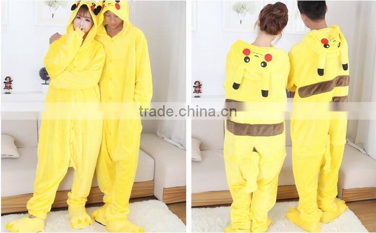 Factory direct sale couple love adult onesie fleece home travel
