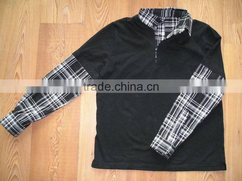double collar polo t shirt