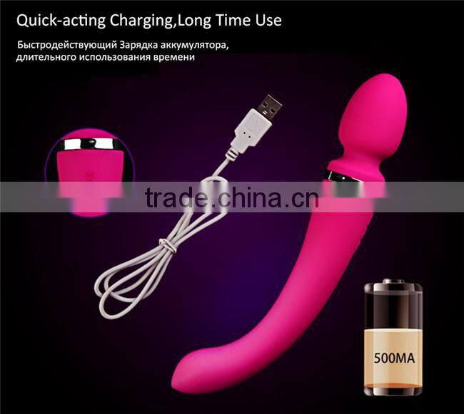 Smart Deep-Waterproof G Spot Dildo Vibrator With Dual Motor Magic Wand Massage Sex Product for Couples