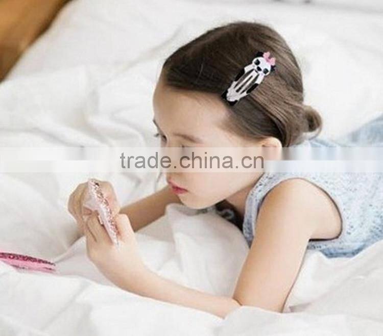 DIY Kids Hair Clips For Girls Animal Pattern Snap Barrette M7043006