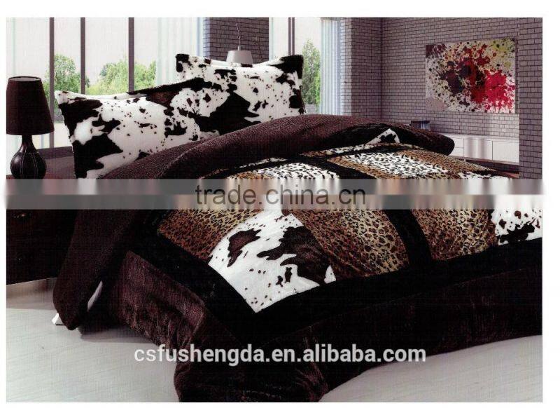 with filling 300G per suqare patchwork queen bed sets