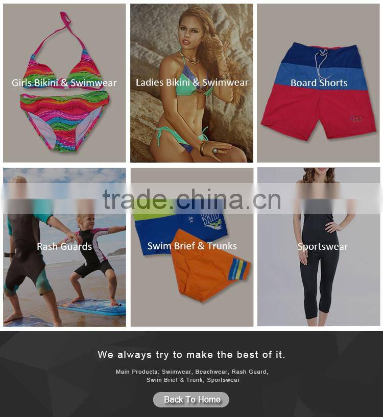 OEM & ODM printed surfing kids rash guard pattern with UPF50+