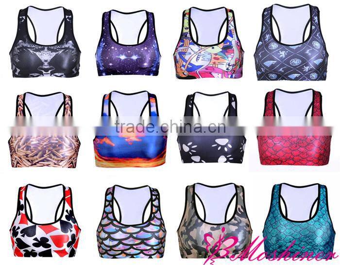 sexy women cycling sportswear crossed straps sports bra