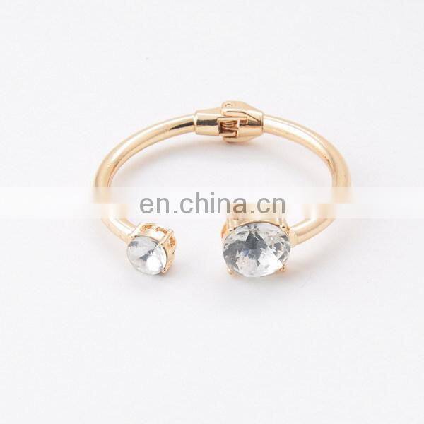 Gorgeous gold hinged bangle Wrapped Bangle Bracelet