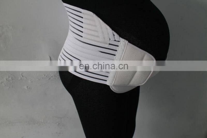 White Breathable Pregnancy Support Belly Brace
