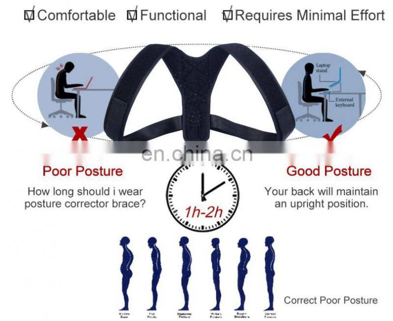 Back Posture Corrector Clavicle Support Brace for Women & Men