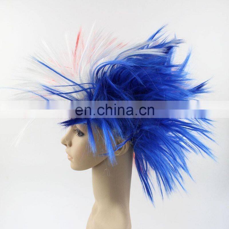 2016 women crazy fans national flag wig