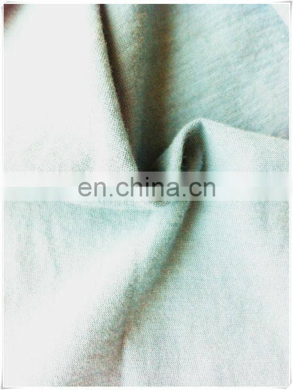 Dyed men's cotton cashmere fabric single jersey for fashion t-shirt