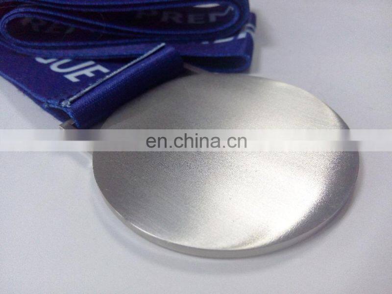 Matte silver zinc alloy casting medal customized premiere league medal commemorative madal