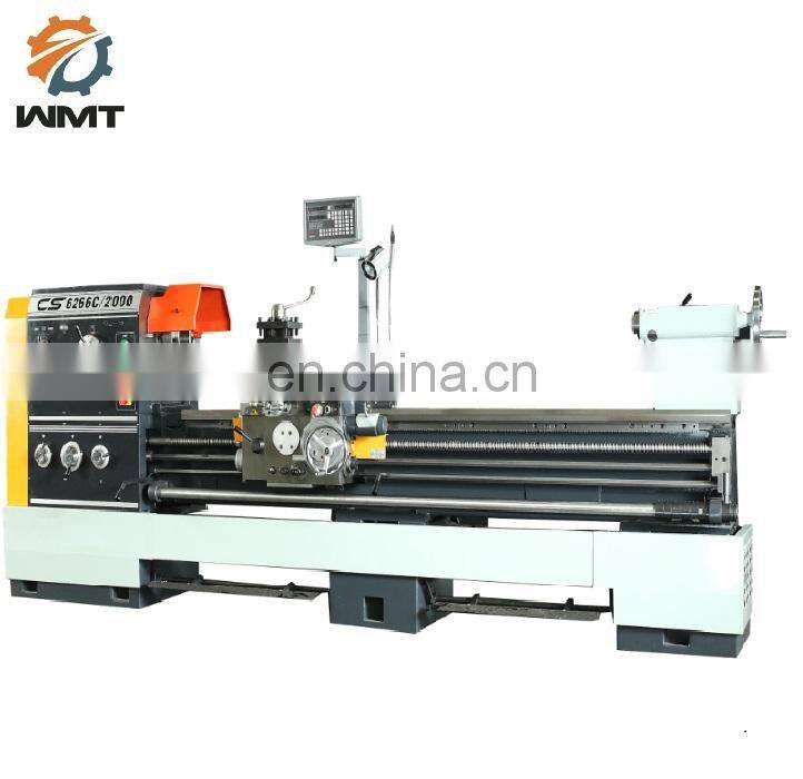 CD6250C lathe machine with 80mm spindle bore.