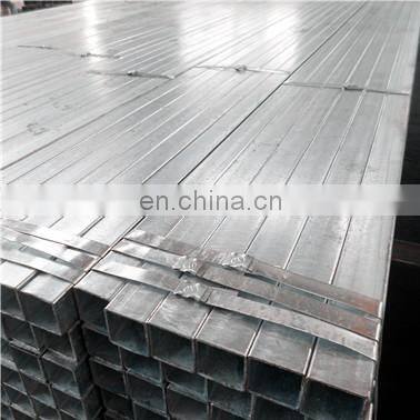 q235 gi pipe hot dipped galvanized square steel tube iron box bar