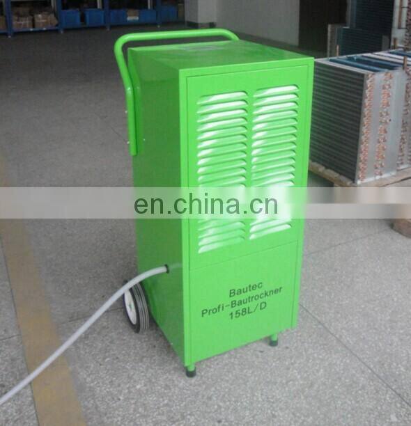 Industrial air dehumidifier with hose drainage