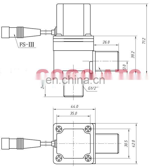 G1/2 inch water purifier valve DC4.5V Electric Bistable Pulsed Solenoid Valve for fluid flow
