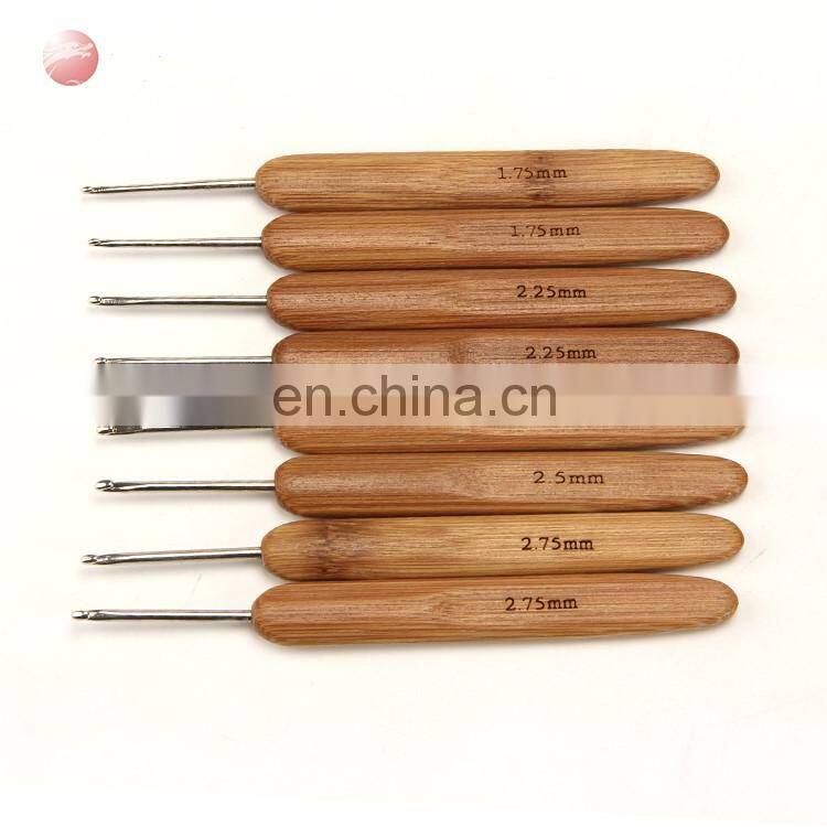 Smoothy bamboo crochet hook set knitting needle home knitting tools
