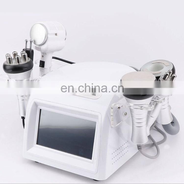 Top selling 6in1 RF Vacuum Cavitation System Machine Portable Fat reduction body shaper Ultrasonic Cavitation slimming machine
