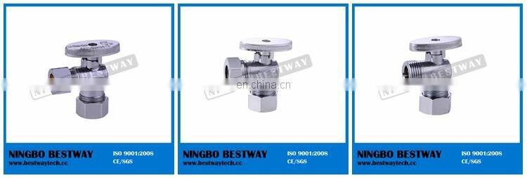 NSF Certificated 1/4 Turn Compression x Slip Angle Stop Valve