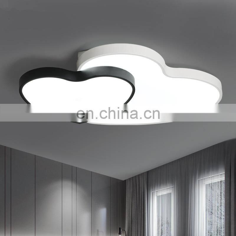 Creative acrylic double heart living room lamp simple personality lamps