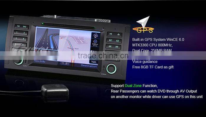 Erisin ES7053B 7" Special Car Audio DVD Player Dual Core for X5 E53 2002