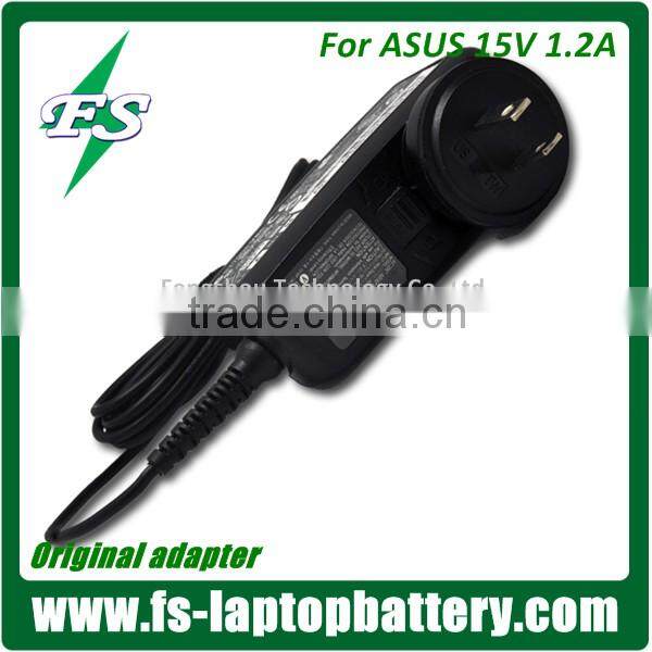 Newest 18W AC Adapter for Asus 15V 1.2A laptop adapter charger Transformer TF300T TF700T T101 T201