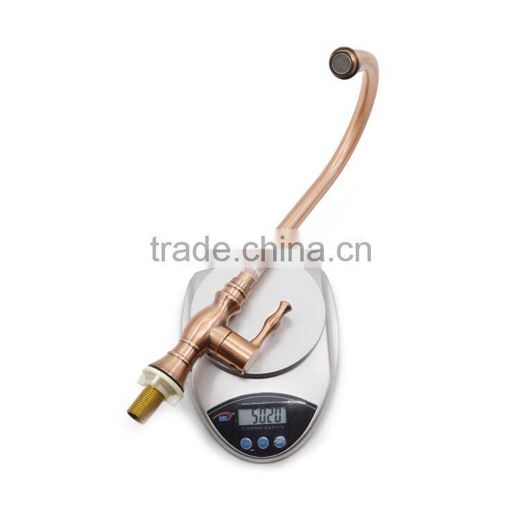 good price commercial red bronze kitchen sink faucet