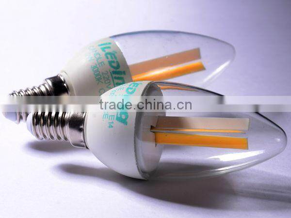 220-240V E14 COB LED Candle Light Bulb 2.2W Made in China