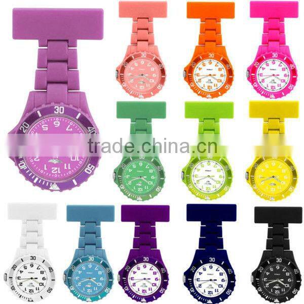 Unique clip watch nurse watch mix colors