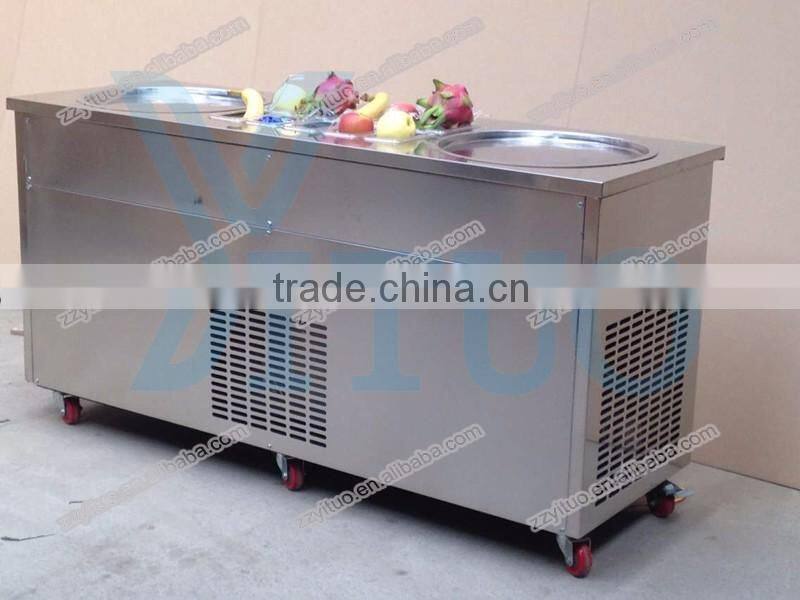 Fried ice cream Machine, Thailand Fry Ice Cream Machine, Ice cream Making Machine