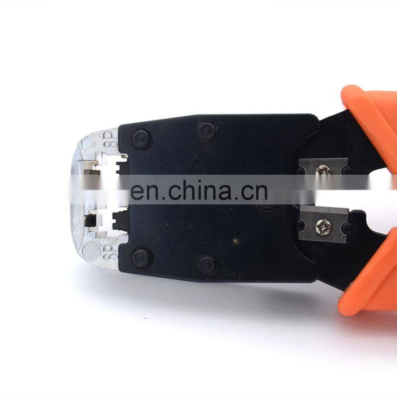 MT-8105R RJ45 RJ12 RJ11 8P 6P 6P LAN Ethernet Phone Network Cable Crimper Tool + Ratchet