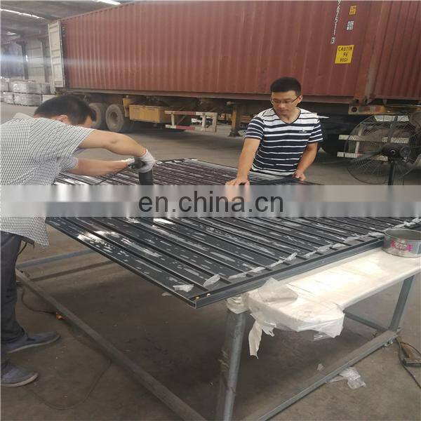 Easy installed hot sales metal frame slat fence panel aluminium slat gates and louvre inserts Australia and New Zealand