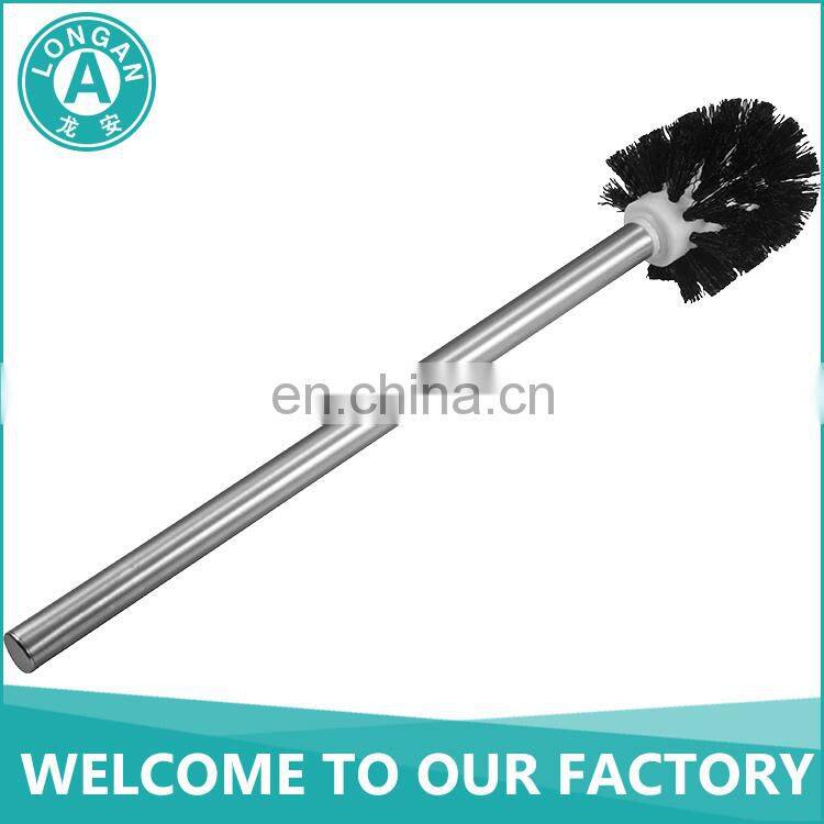 Factory Direct Discount Bathroom Stainless Steel Black Toilet Brush With Cheap Toilet Bursh Brush Head At Wholesale Price