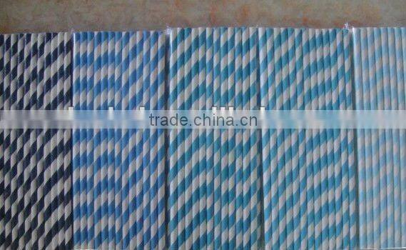 Party Paper Straws 25pcs packed in PVC box